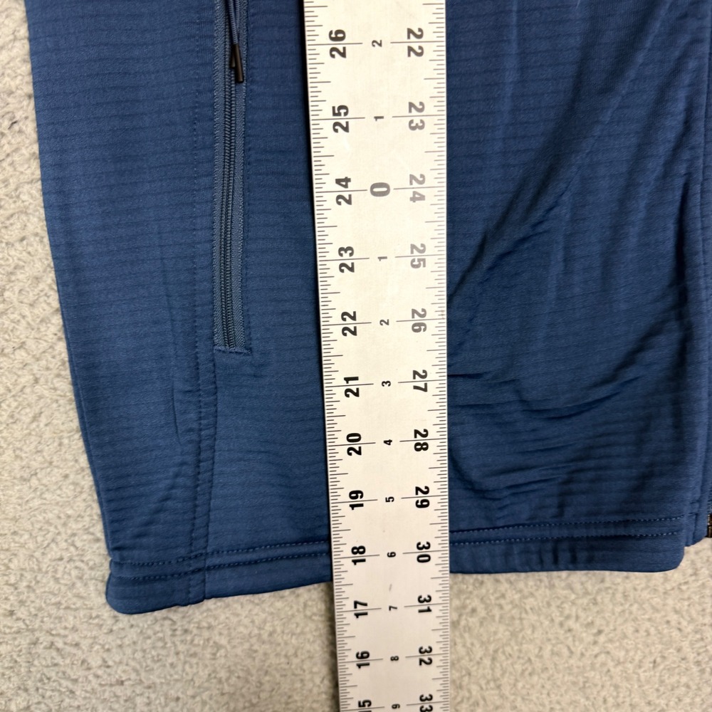 5.11 Tactical Mens Fleece Full Zip Jacket Blue Horizon Grid 72244 Large L - Picture 4 of 10
